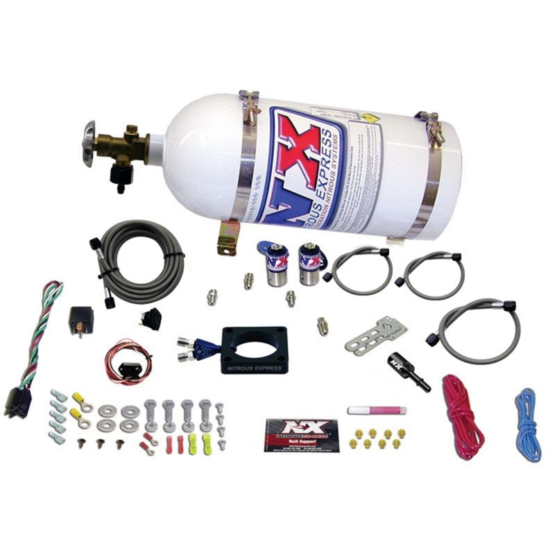 Nitrous Express 13-16 Dodge Dart 1.4L Turbo Nitrous Plate Kit (35-100HP) w/10lb Bottle