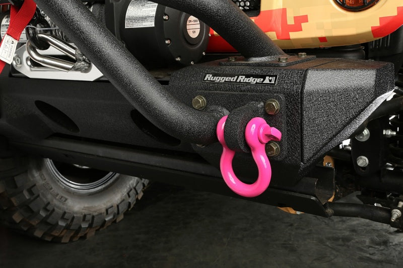 Rugged Ridge Pink 3/4in D-Ring Shackles Rugged Ridge Shackle Kits