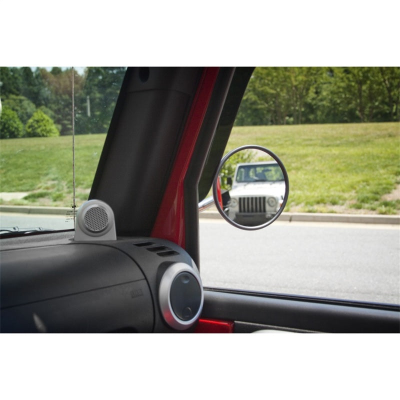 Rugged Ridge 97-18 Jeep Wrangler TJ/JK Black Quick Release Mirror Kit Rugged Ridge Exterior Trim