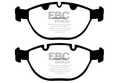 EBC 02-04 BMW X5 4.6 Redstuff Front Brake Pads