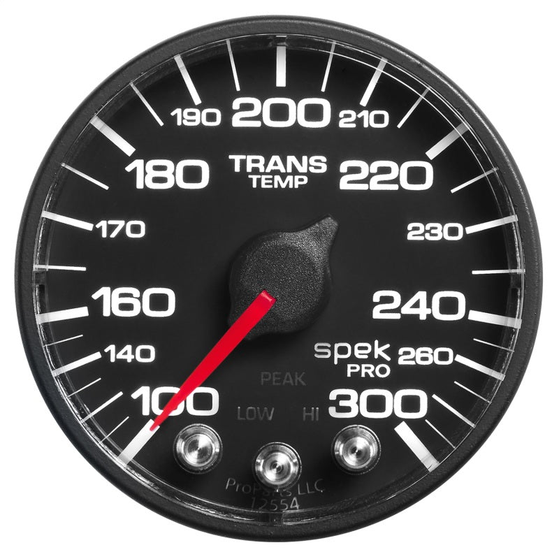 Autometer Spek-Pro 52.4mm 100-300 Deg F Digital Stepper Motor Trans Temp Gauge AutoMeter Gauges