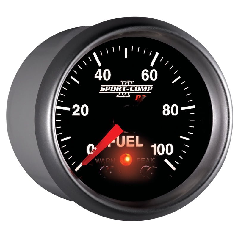 Autometer Sport-Comp II 52mm 0-100 PSI Fuel Pressure Gauge AutoMeter Gauges