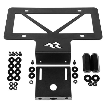 Rugged Ridge Tag Relocation Bracket Rear 18-20 Jeep Wrangler JL Rugged Ridge Spare Tire Carriers