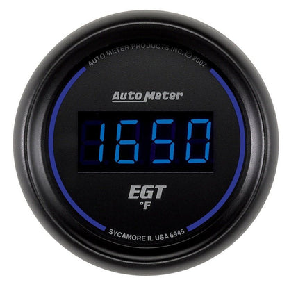Autometer Cobalt Digital 52.4mm 0-2000 deg F Pyrometer AutoMeter Gauges