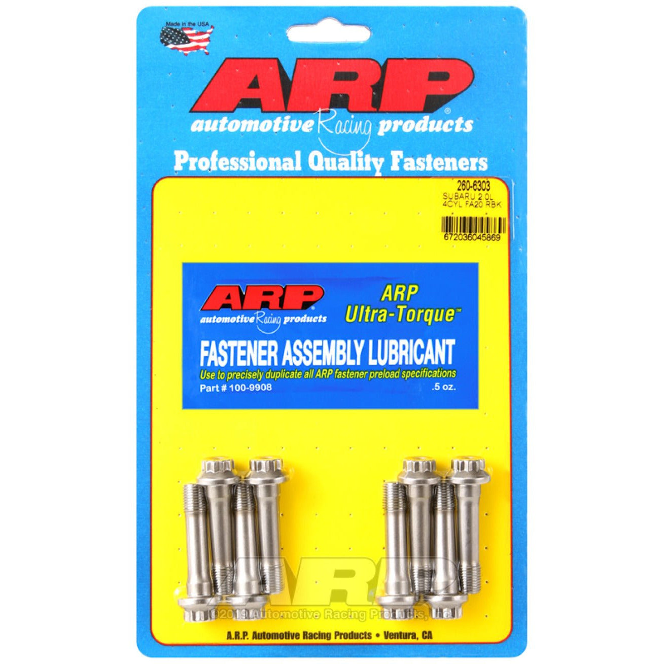 ARP Subaru FA20 2.0L Rod Bolt Kit ARP Rod Bolt Kits