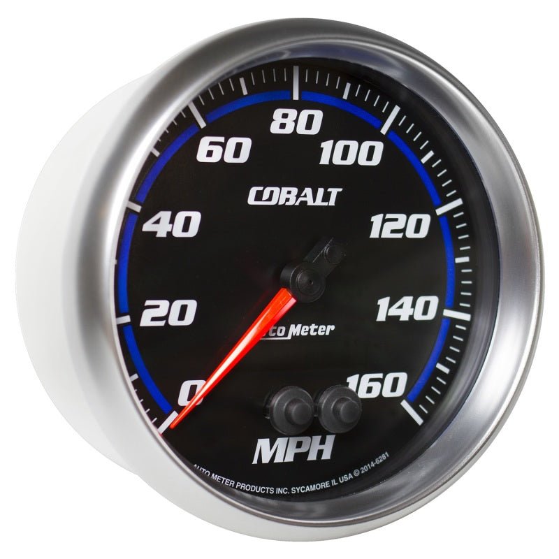 Autometer Cobalt 5in 0-140MPH In-Dash Electronic GPS Programmable Speedometer AutoMeter Gauges