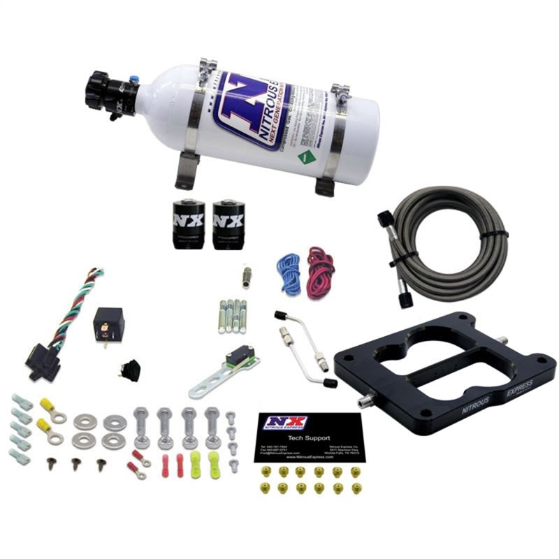 Nitrous Express Q-Jet/Holley Spread Bore Nitrous Kit (50-300HP) w/5lb Bottle Nitrous Express Nitrous Systems