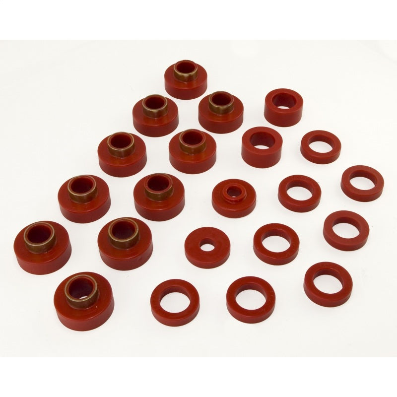 Rugged Ridge Body Mount Kit Red 80-86 CJ7 22 Pieces Rugged Ridge Body Side Moldings