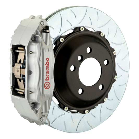 Brembo 07-14 FJ Cruiser Front GT BBK 4 Piston Cast 2pc 355x32 2pc Rotor Slotted Type-3-Silver