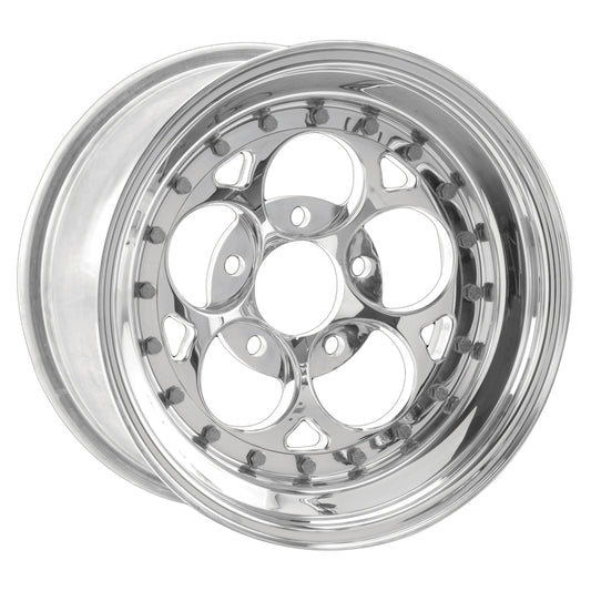 Weld Magnum III 15x10 / 5x4.75 BP / 3.5in. BS Polished Wheel - Non-Beadlock Weld Wheels - Forged