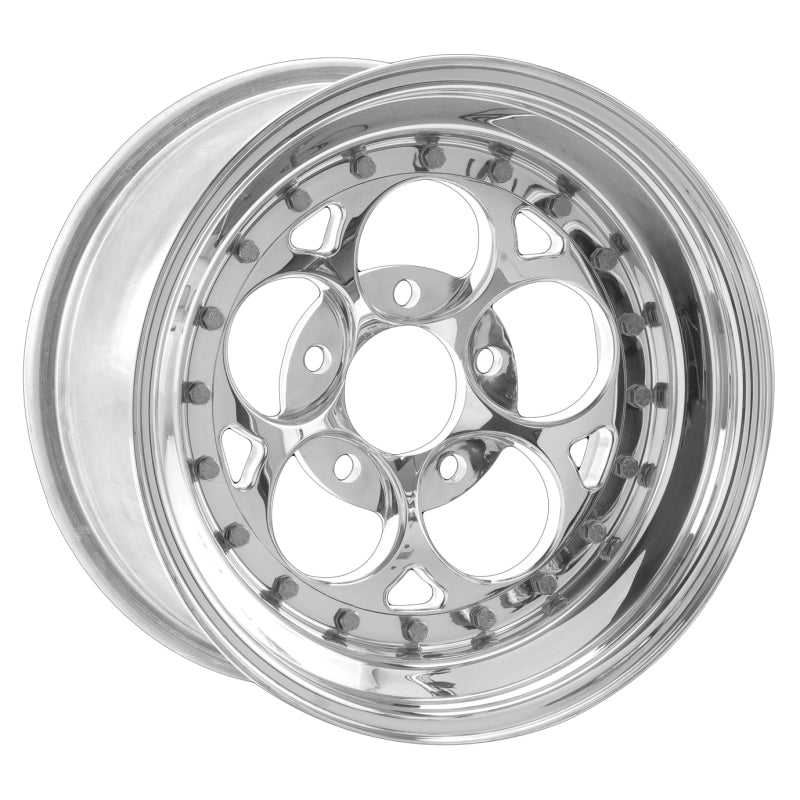 Weld Magnum III 15x5 / 5x4.75 BP / 2.5in. BS Polished Wheel - Non-Beadlock Weld Wheels - Forged