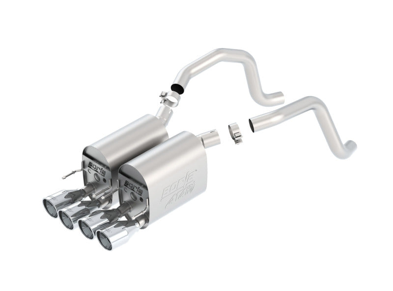 Borla 05-08 Chevrolet Corvette Coupe/Conv 6.0L/6.2L 8cyl Aggressive ATAK Exhaust (rear section only)