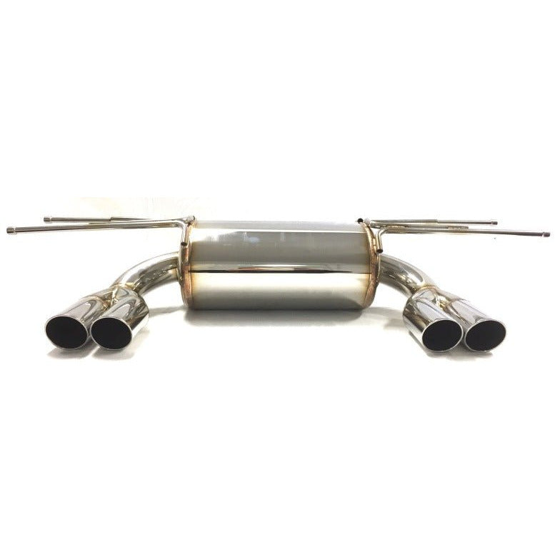 AVO 2016+ Mazda Miata ND MX5 2.0L Dual Twin 2in Rolled Tip Exhaust (Incl 5in Metal Cat Converter) AVO Catback