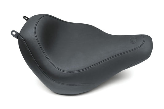 Mustang 18-21 Harley Heritage Classic & Deluxe Wide Tripper Solo Seat - Black