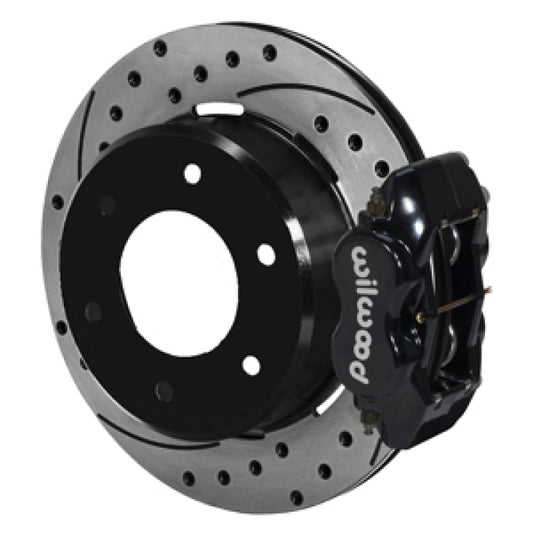 Wilwood 63-87 C10/C15 Dynalite BLK Calipers 12.19in x .81in D/S Rotors 6-Lug Rear Disc Brake Kit Wilwood Big Brake Kits