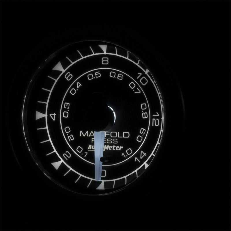 Autometer Chrono 2-1/16in 15PSI Manifold Pressure Gauge AutoMeter Gauges