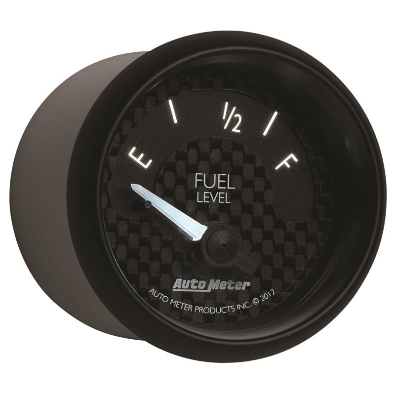 Autometer GT Series 52mm Short Sweep Electronic 73-10 ohms Fuel Level (For most Ford and Chrysler) AutoMeter Gauges