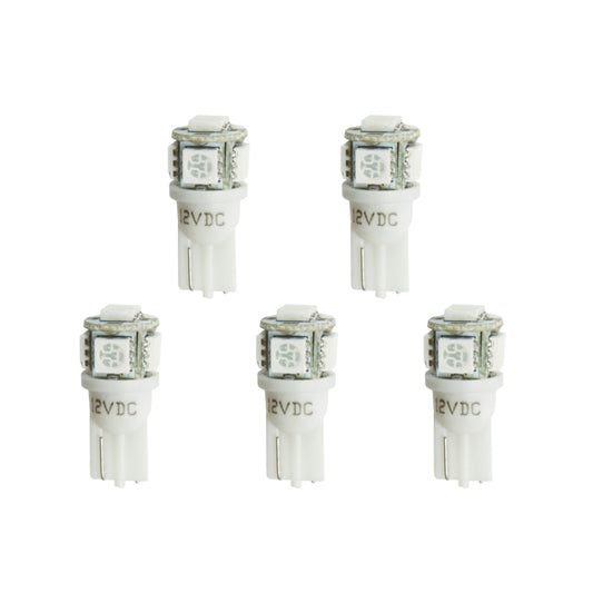 Autometer LED Light Bulb Replacement - White 5 Pack AutoMeter Gauges