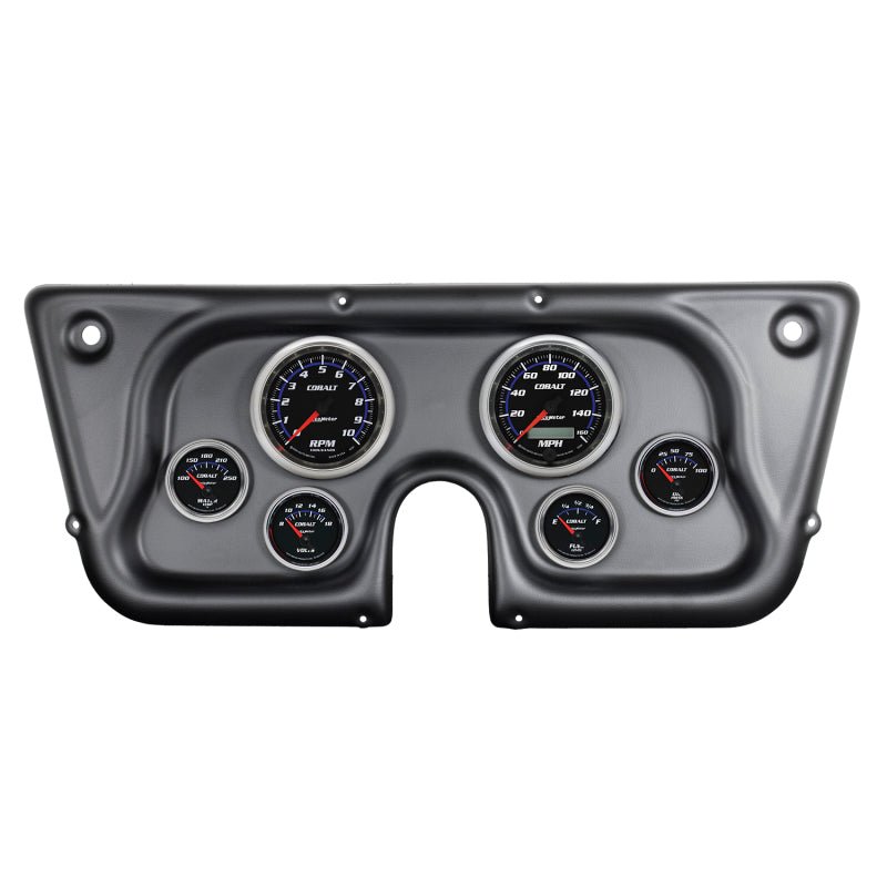 Autometer Cobalt 67-72 Chevy Truck C/K/K5/Suburban Dash Kit 6pc Tach/MPH/Fuel/Oil/WTMP/Volt AutoMeter Gauges