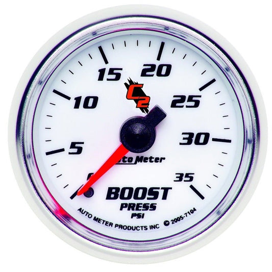 Autometer C2 52mm 0-35 PSI Mechanical Boost Gauge AutoMeter Gauges
