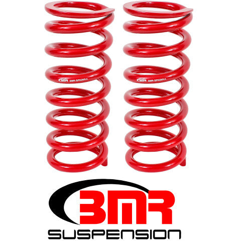 BMR 79-04 Fox Mustang Front Lowering Springs - Red BMR Suspension Lowering Springs