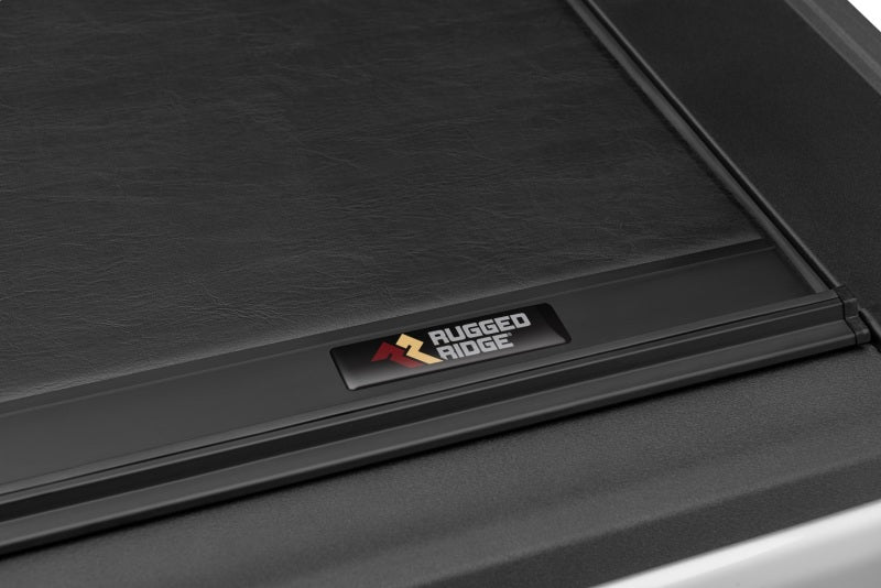 Rugged Ridge Armis Retractable Locking Bed Cover 20-21 JT Rugged Ridge Tonneau Covers - Hard Fold