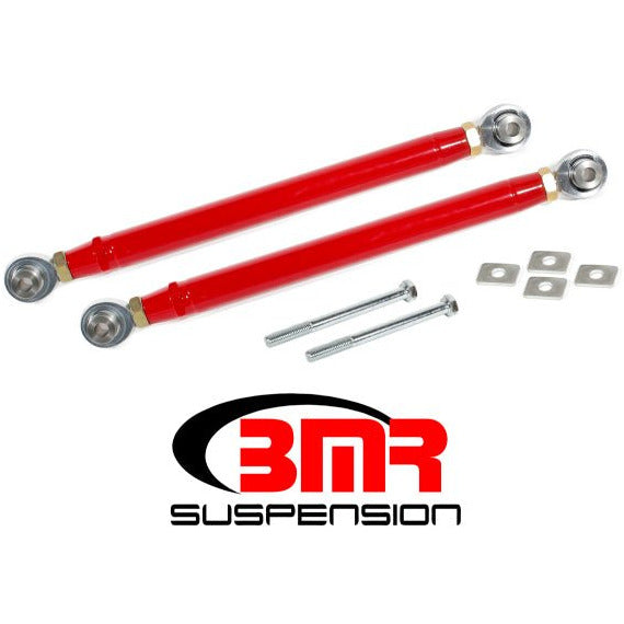 BMR 16-17 6th Gen Camaro Rear Double Adj. Rod Ends Toe Rods - Red BMR Suspension Suspension Arms & Components