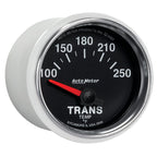 Autometer GS 52mm 100-250 Degree F Short Sweep Electronic Transmission Temperature Gauge AutoMeter Gauges
