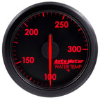 Autometer Airdrive 2-1/6in Water Temperature Gauge 100-300 Degrees F - Black AutoMeter Gauges