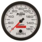 Autometer Phantom II 5in Electrical Programmable Speedometer 150MPH AutoMeter Gauges