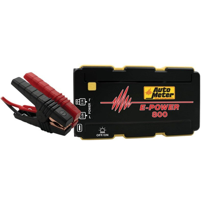 Autometer Jump Starter 12V Emergency Battery Pack 800A Peak/2220 MAH AutoMeter Battery Chargers