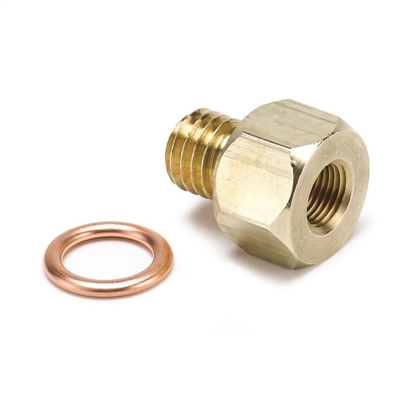 Autometer Metric Electric Temperature or Pressure Adapter - 1/8in NPT to M12x1.75 AutoMeter Uncategorized