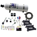 Nitrous Express Dual/4150/Alcohol Nitrous Kit (50-300HP) w/15lb Bottle Nitrous Express Nitrous Systems