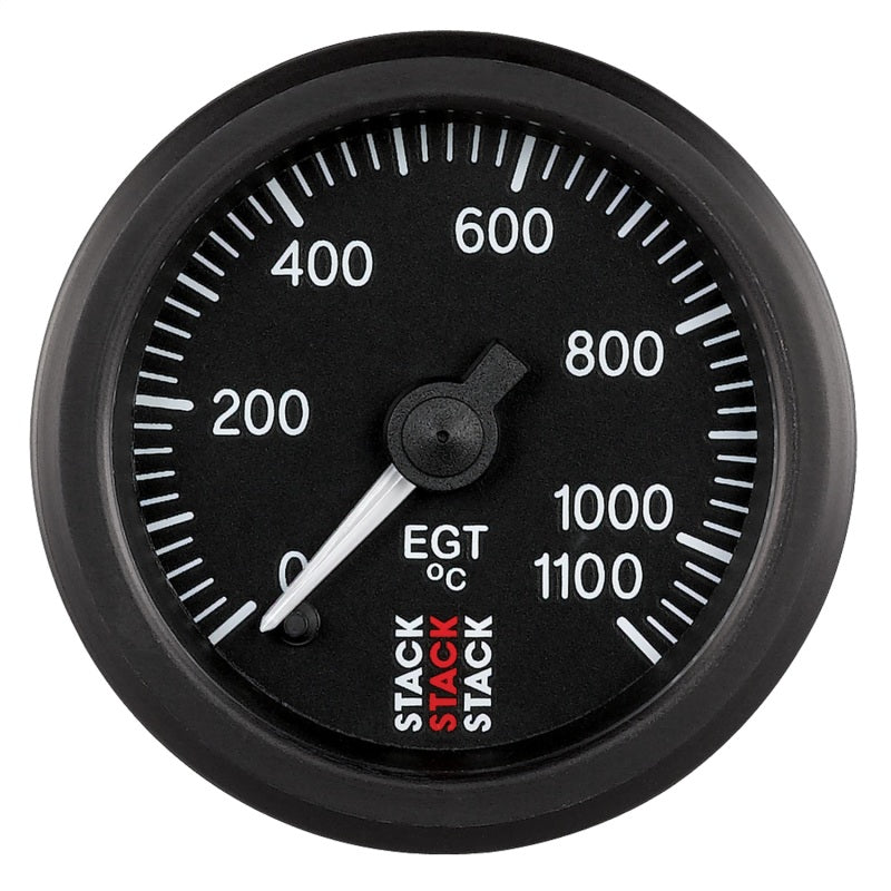 Autometer Stack 52mm 0-1100 Deg C Pro Stepper Motor Exhaust Gas Temp Gauge - Black AutoMeter Gauges