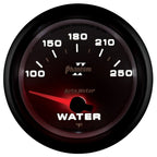Autometer Phantom II 2-5/8in 100-250 Degrees F Electrical Water Temperature Gauge AutoMeter Gauges