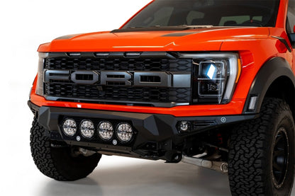 Addictive Desert Designs 2021+ Ford Raptor Bomber Front Bumper w/ 4 Rigid 360 6in Light Mounts