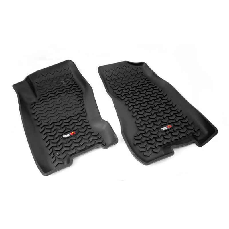 Rugged Ridge Floor Liner Front Black 1999-2004 Jeep Grand Cherokee WJ Rugged Ridge Floor Mats - Rubber