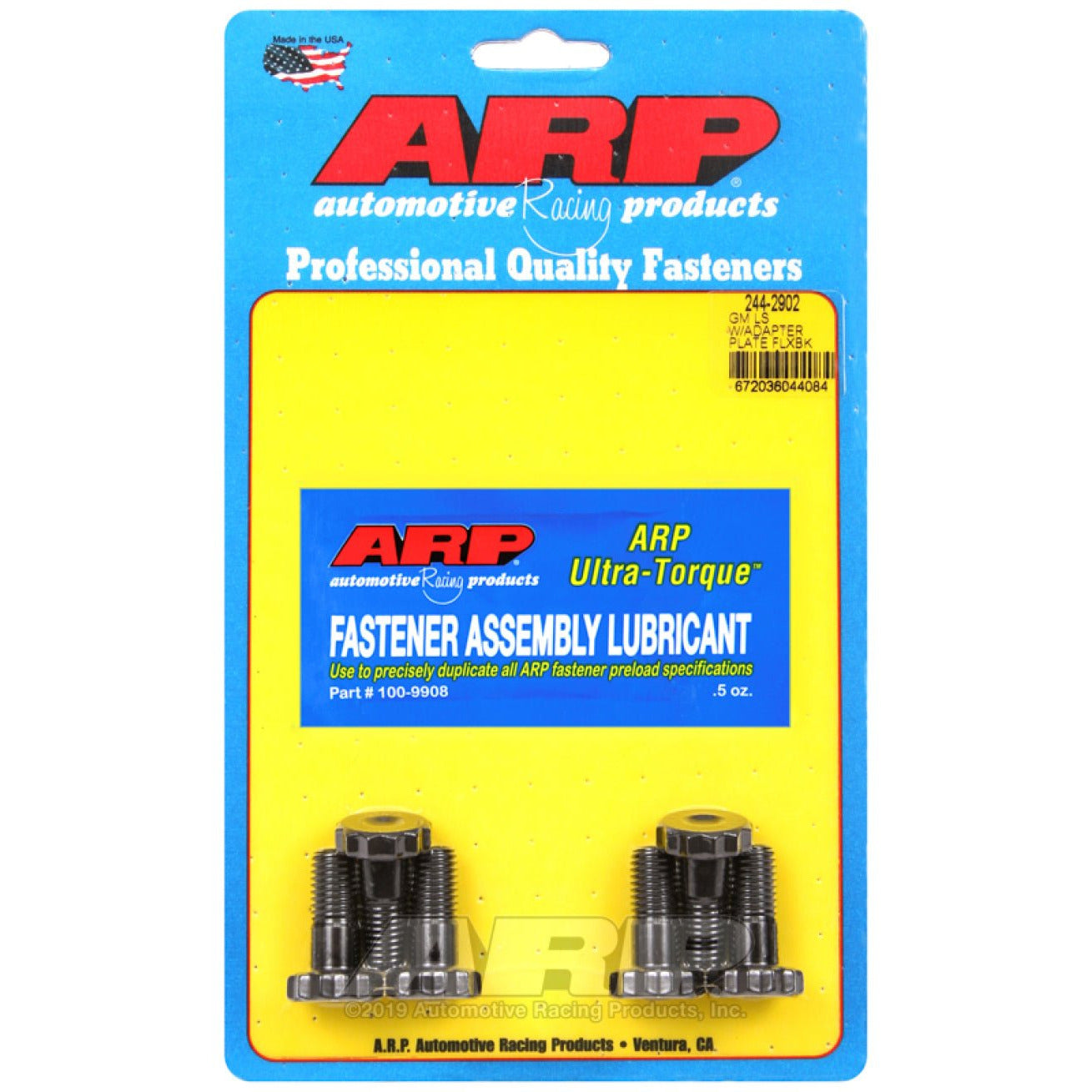 ARP GM LS w/ adapter Plate Flexplate Bolt Kit ARP Hardware Kits - Other
