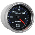 Autometer Cobalt 2-5/8in. / 0-30 IN HG / Mechanical Vacuum Gauge AutoMeter Gauges