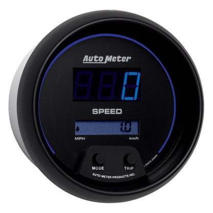 Autometer Cobalt Digital 85.7mm Black Electric Programable Speedometer AutoMeter Gauges