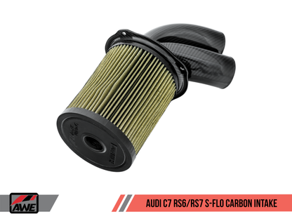 AWE Tuning Audi C7 RS6 / RS7 4.0T S-FLO Carbon Intake V2