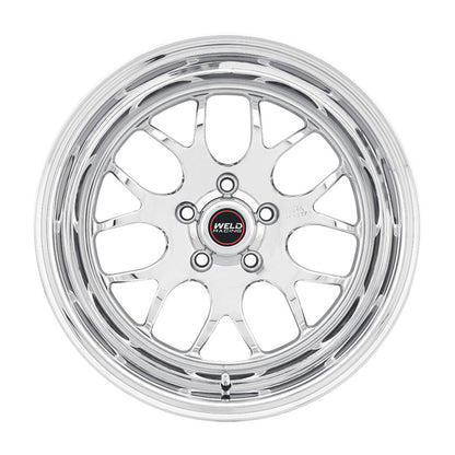 Weld S77 20x10 / 5x115mm BP / 4.75in. BS Polished Wheel - Non-Beadlock Weld Wheels - Forged