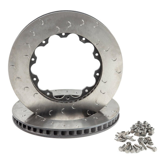 Alcon Nissan R35 GT-R Gen 2 Front Left 390X32.8mm Rotor Ring Kit Alcon Brake Rotors - Slotted