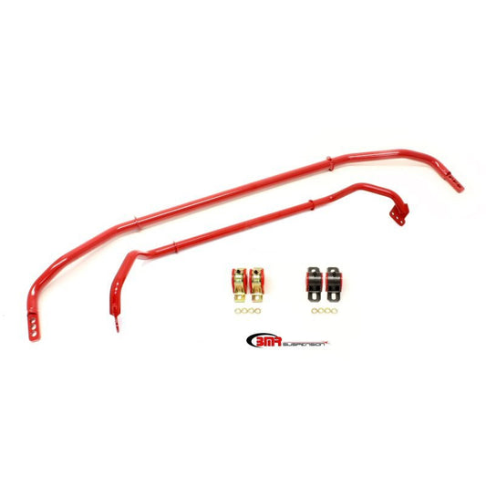 BMR 2012 5th Gen Camaro Front & Rear Sway Bar Kit w/ Bushings - Red BMR Suspension Sway Bars