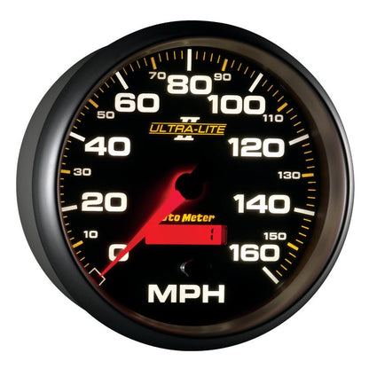 Autometer Ultra-Lite II 5 Inch 160 MPH FSE Programmable Speedometer AutoMeter Gauges