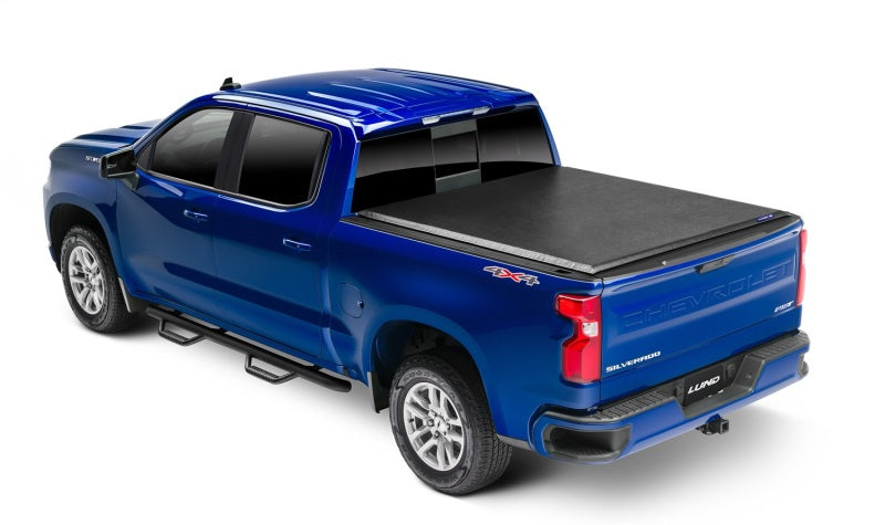 Lund 99-07 Chevy Silverado 1500 (8ft. Bed) Genesis Roll Up Tonneau Cover - Black