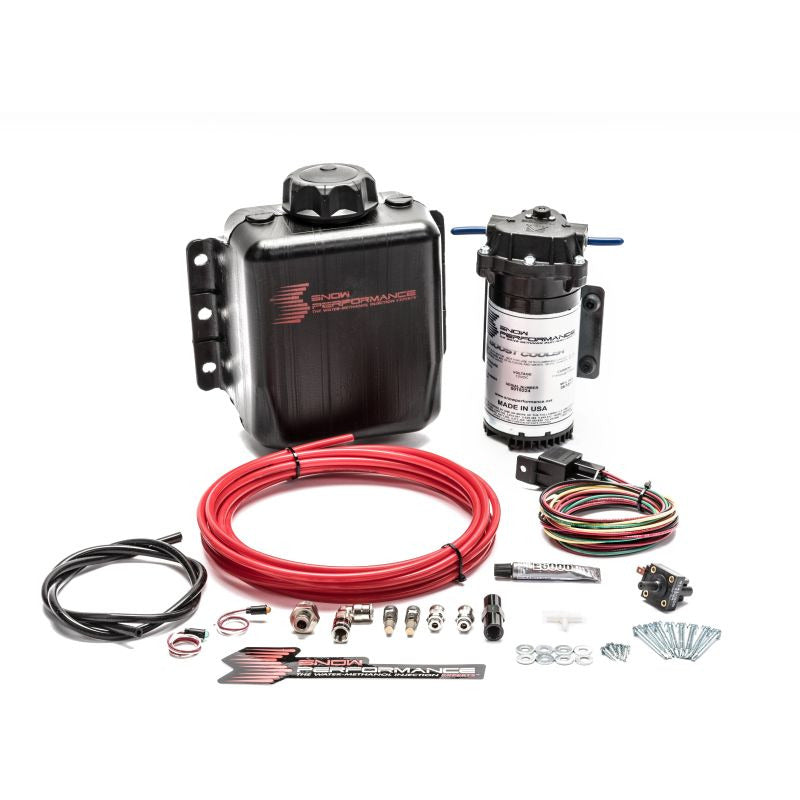 Snow Performance Stg 1 Boost Cooler TD Water Injection Kit (Incl. Red Hi-Temp Tubing/Quick Fittings) Snow Performance Water Meth Kits