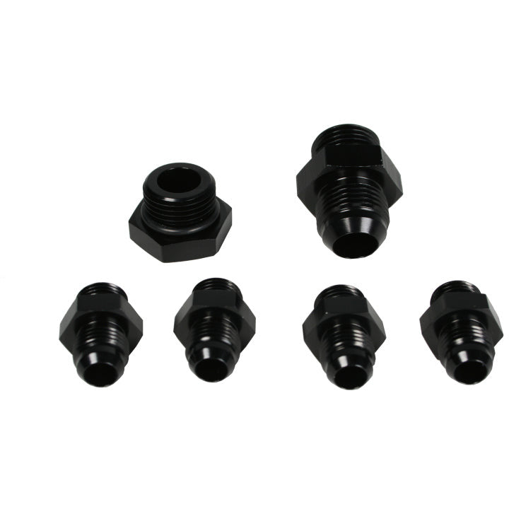 Aeromotive A4 Regulator Fitting Kit (for two (2) carbs) (4) AN-06/(1) AN-10/(1) AN-10 Plug) Aeromotive Fittings