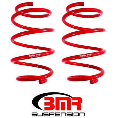 BMR 16-17 6th Gen Camaro Front Performance Version Lowering Springs - Red BMR Suspension Lowering Springs