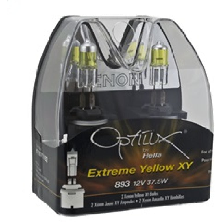 Hella Optilux 893 12V 37.5W Extreme Yellow Bulbs (Pair) Hella Bulbs